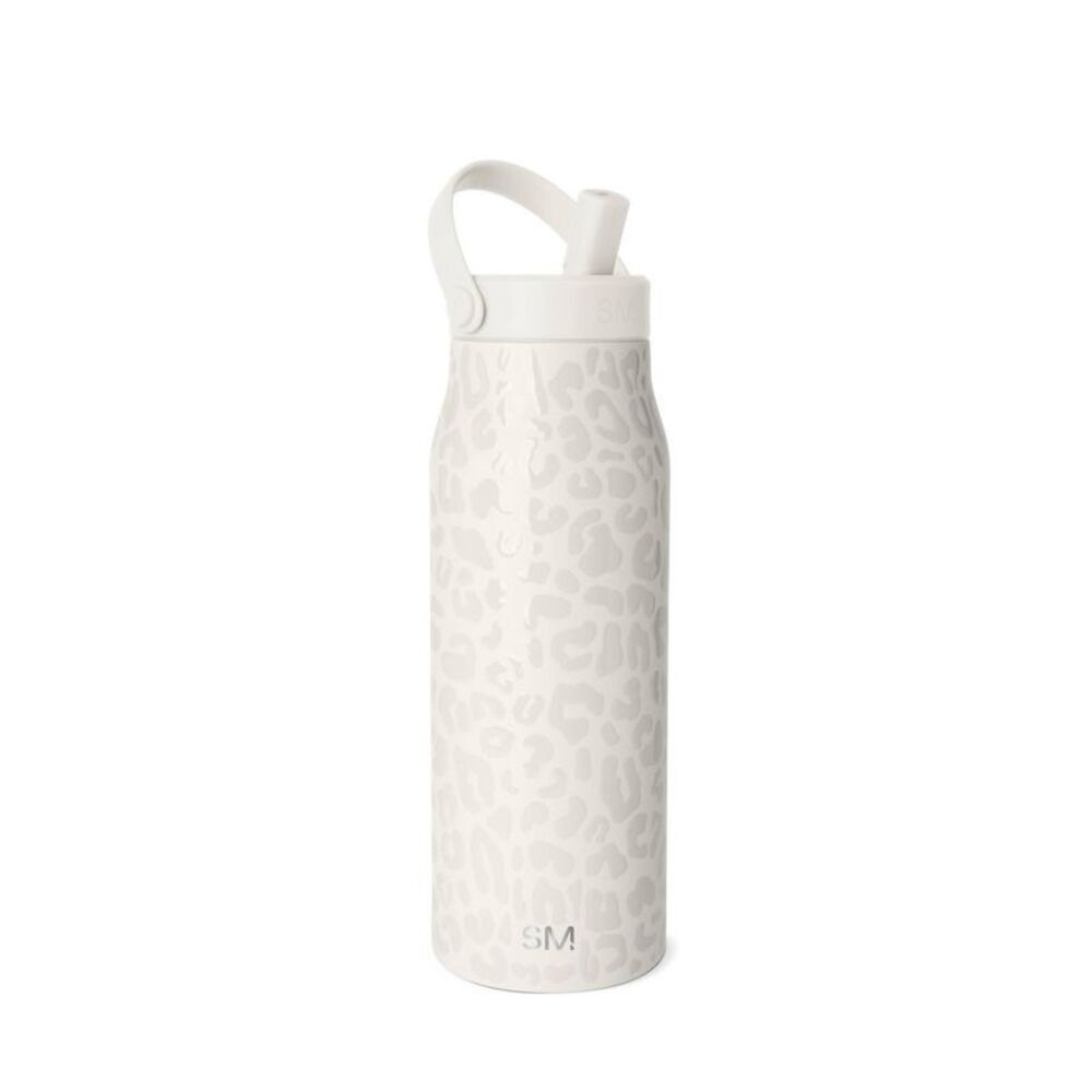 Simple Modern 34oz Mesa Leopard Water Bottle Cream